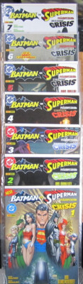 Batman und Superman  Heft 1-7 kpl. präsentieren Idenitiy Crises, Panini, wie neu