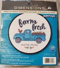 Dimensions Counted Cross Stitch Kit Farm fresh