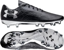 Under Armour 3000111-001 Magnetico Pro FG Mens Soccer Cleats Black Silver US 5.5