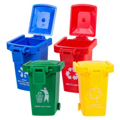 4PCS Garbage Sorting Games Trash Can Toy Children Early Education Plaything