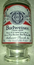Vintage Budweiser Anheuser Busch 32 Oz Footed Beer Glass Cup