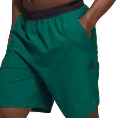 Adidas Aeroready Axis Woven Training Shorts Green Black XS