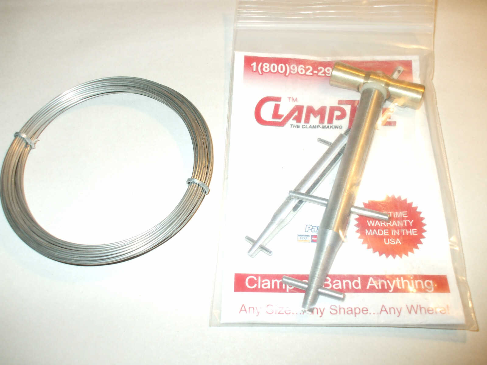 ClampTite CLT01 Clamp Making Tool with Stainless Wire eBay