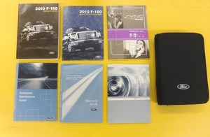 Details About F 150 F150 10 2010 Ford Owners Owners Manual Set With Case Sync Factory Oem