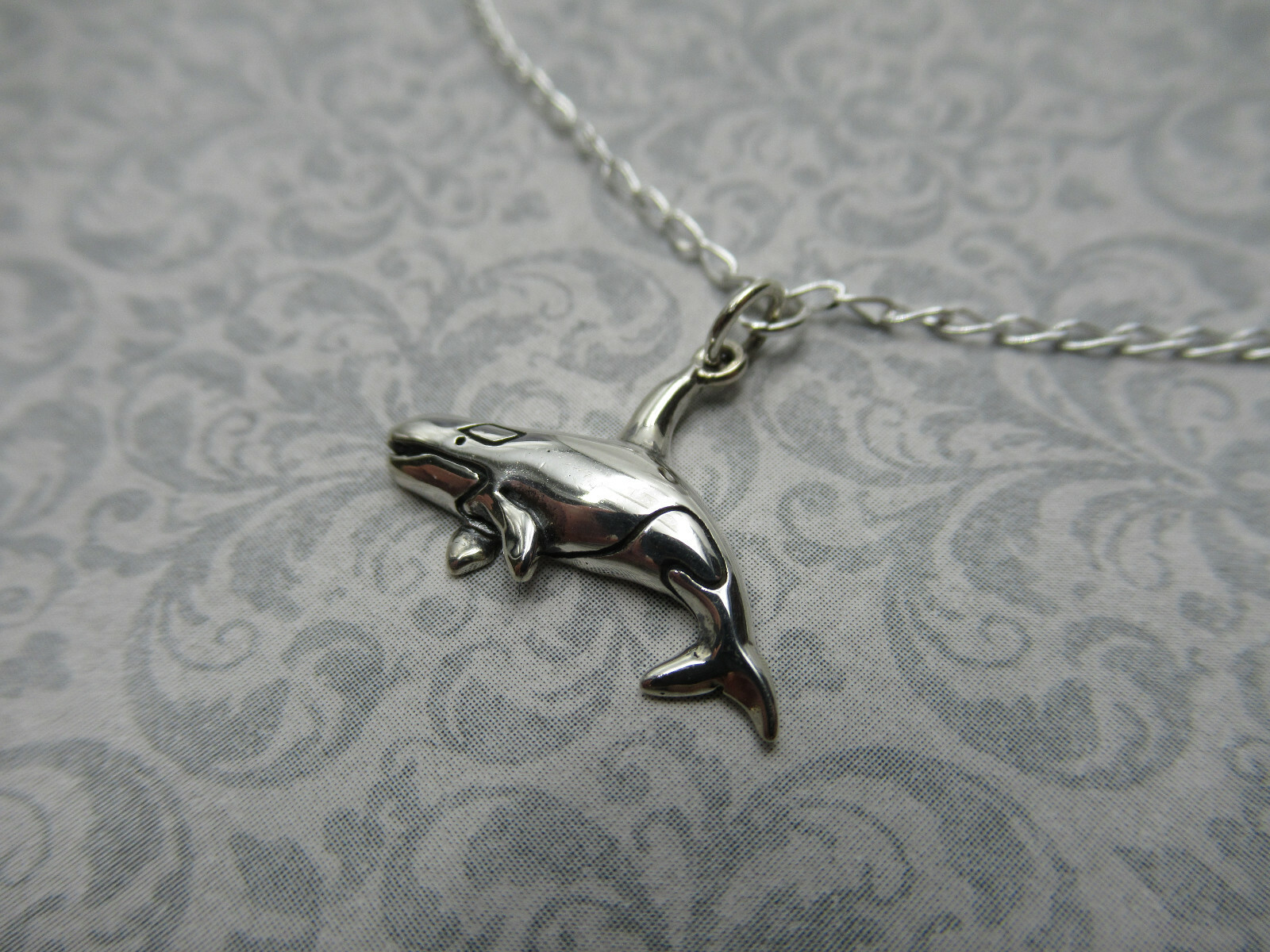 Killer Whale Ankle Bracelet Ocean Beach Fish Nautical Anklet 925 Sterling Silver eBay