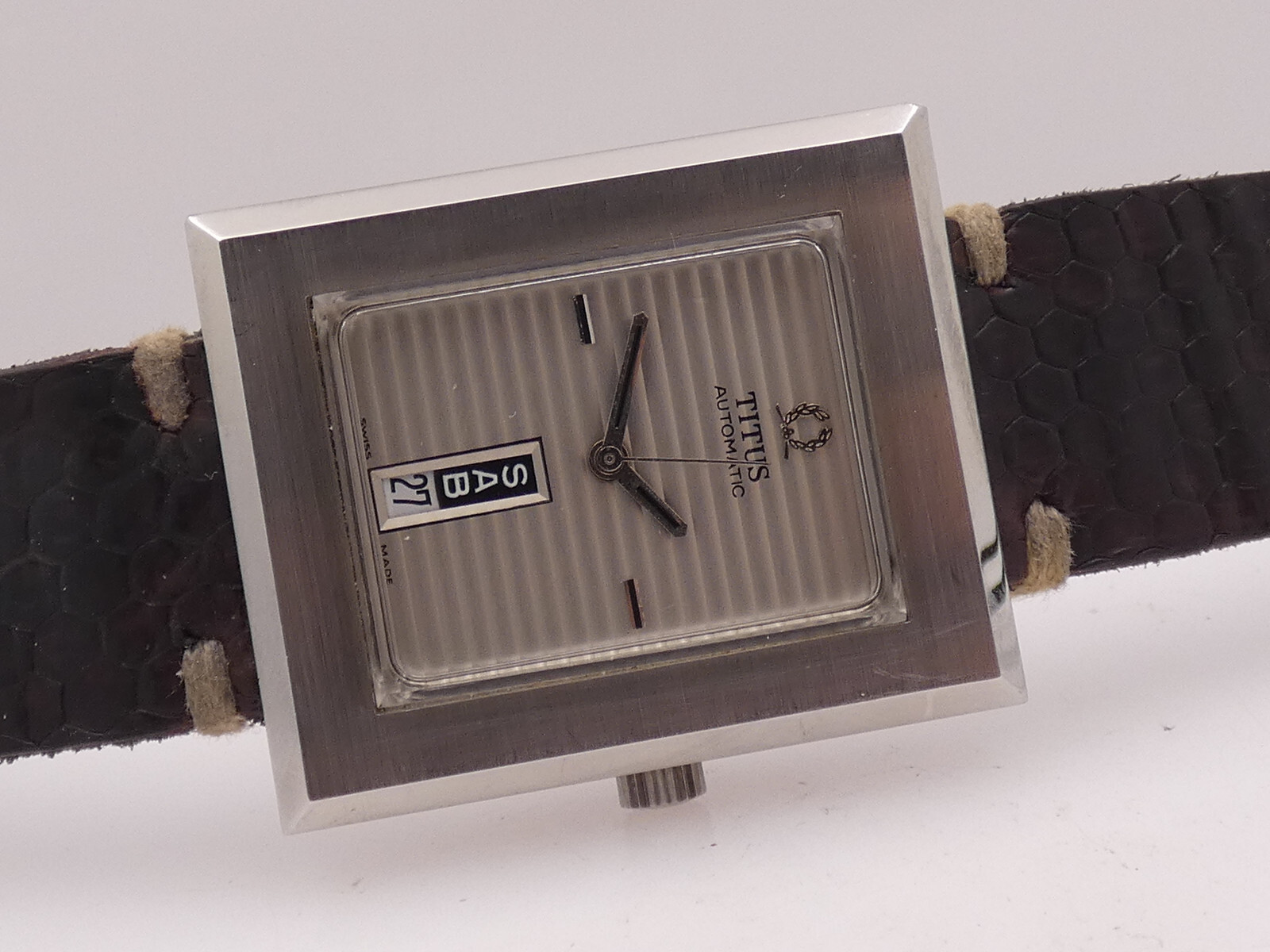 TITUS JUMBO RECTANGULAR AUTOMATIC 1970s NEAR N.O.… - image 7