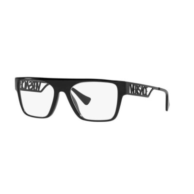 VERSACE VE3326U 5380 53  Black / Demo Lens 53mm Eyeglasses Optical Frame