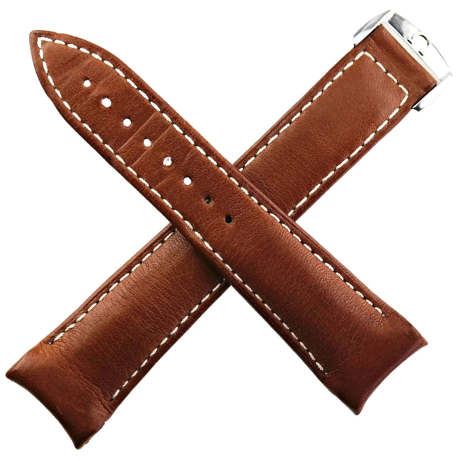 Correas de reloj de pulsera de cuero con correa de dos piezas OMEGA