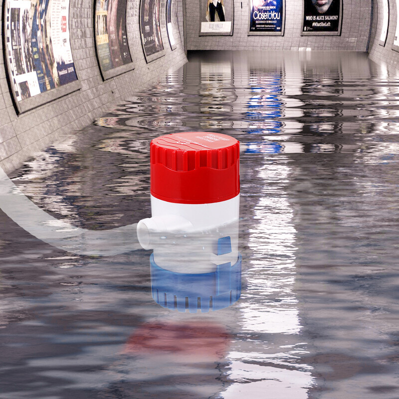 Non Automatic Bilge Pump Submersible Boat Bilge Pump 12V 350GPH for