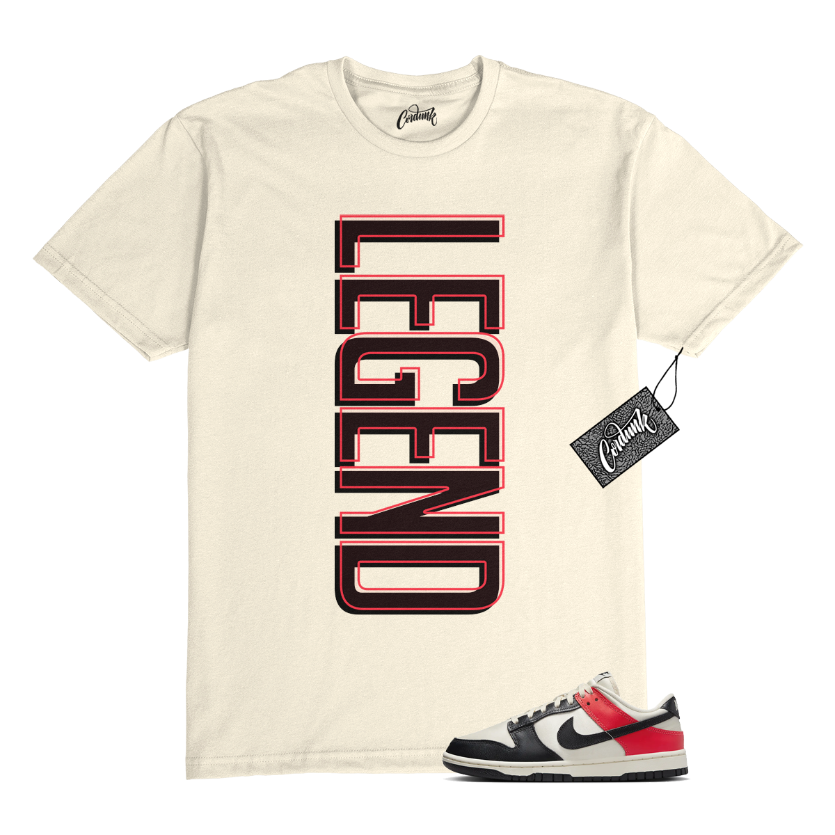bright crimson jordan shirt