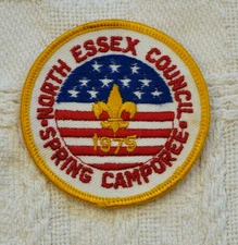 North Essex Council - Spring Camporee - Embroidered Sew On Patch NOS Never Used