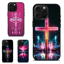 Pink cross of Christ Anti scratch Cover For Samsung A12 A13 A14 A15 A16 A54 A71