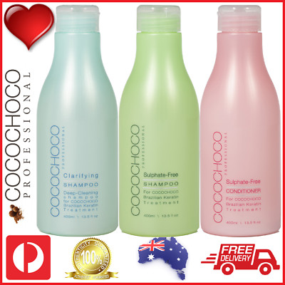    COCOCHOCO Clarifying + Sulfate Free Shampoo + Conditioner 400ml Straight Hair