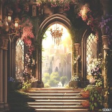 10'x10' CP Arch Spring Season Scenic Microfiber Fabric background backdrop SD061