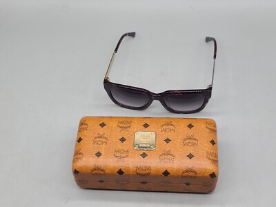 MCM SUNGLASSES WITH CASE NEW MCM 137S 214 Havana & Gold Sunglasses with Brown Lenses  main image 2