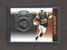 2010 Panini Plates and Patches Steven Jackson Silver Football Card #16 43/100 A2