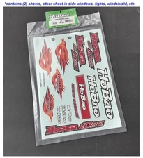 Vintage RC Car Buggy Hobao / Ofna 21137 Hyper 10 SC Sticker / Decal Sheets NIB