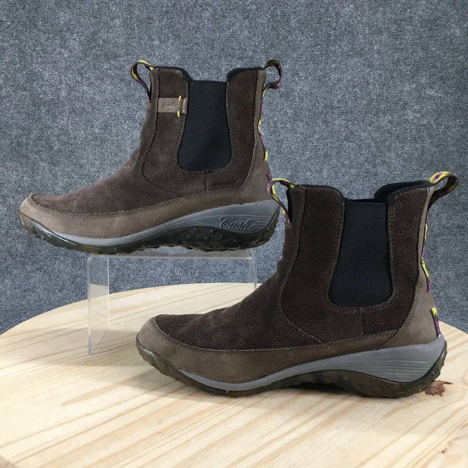 Botas Cushe para mujer 11 Allpine Peak Chelsea botines gris oscuro impermeables Foto 2 de 4