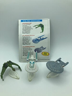 Vintage Micro Machines Space Star Trek Generations Star Ships 1994 - Image 1 of 2