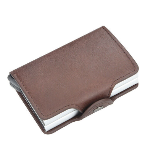 Kreditkartenetui mit Geldklammer Mini Portmonee RFID Schutz Wallet Geldbörse Neu - Bild 9 von 32