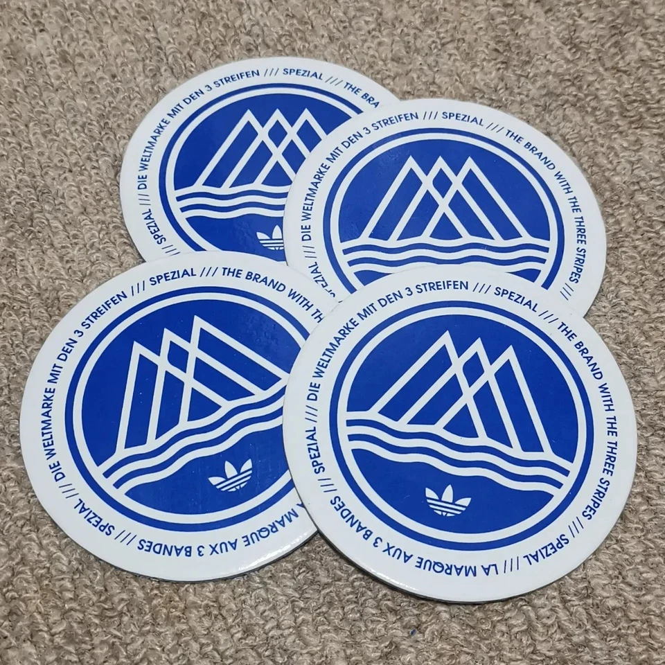Brand with the 3 Stripes Summer SPZL - Adidas Style Coasters Set of 4