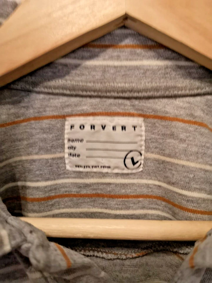 FORVERT - Poloshirt -Skateboarding-90'er- grau Gr. L - Bild 2 von 4