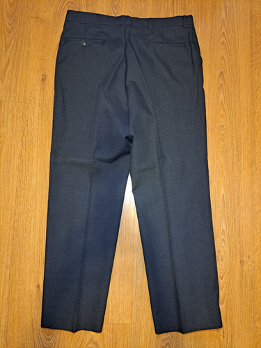 VINTAGE Stafford 2 Piece Suit Mens 42R Charcoal Gray Pants 34x29 Made in USA - Picture 13 of 13