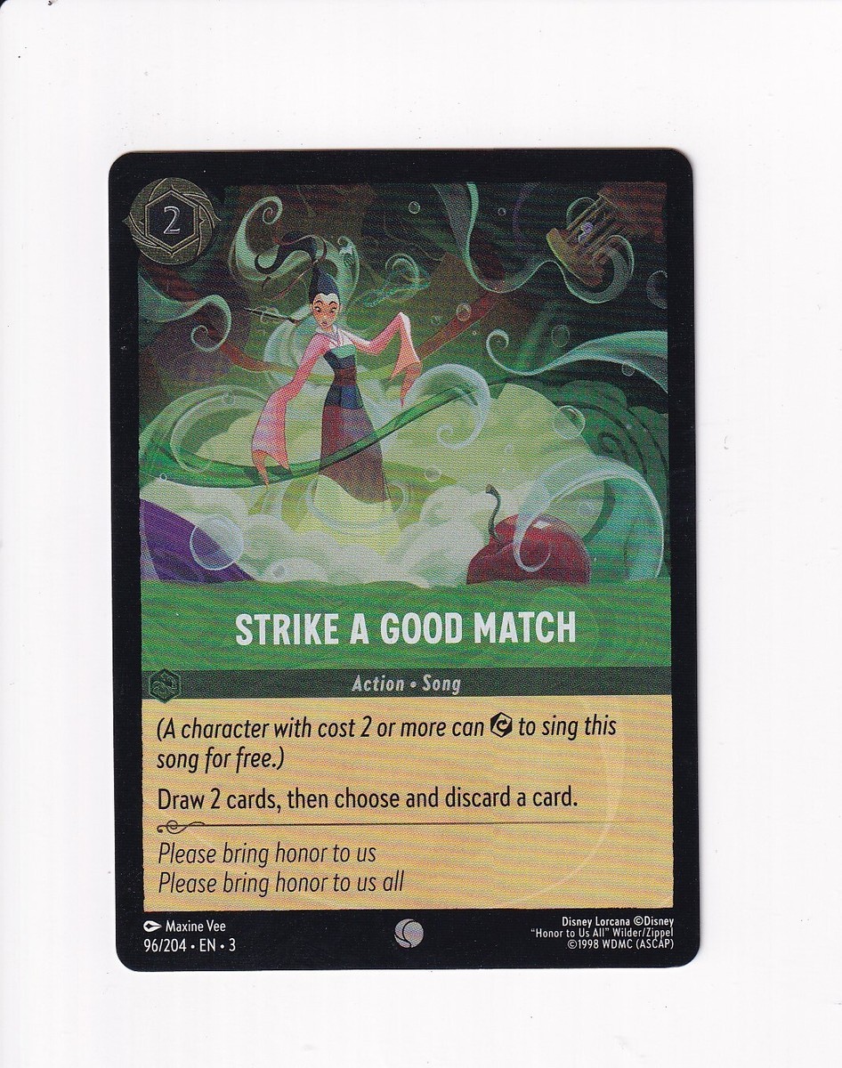 lorcana action cards Steel Each player discards their hand and draws 7 cards Friend Like Me Disney Lorcana
