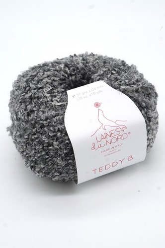 Boucle yarn Teddy yarn Laines du Nord Teddy B, Alpaca wool knitting yarn, 50 g - Picture 34 of 38