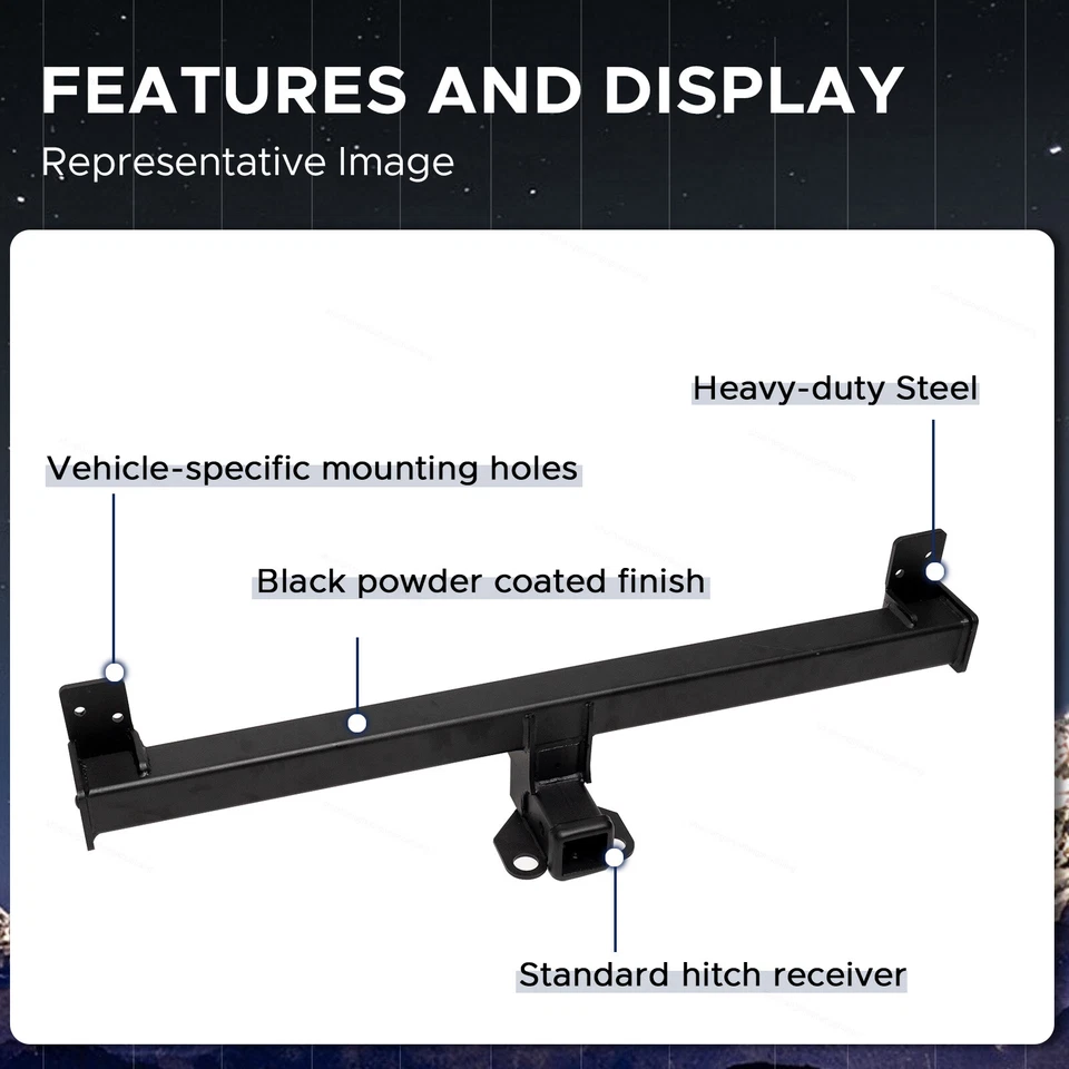 For 2007-2011 Honda CRV CR-V Class 3 Trailer Hitch Receiver Rear Bumper Tow 2" Foto 2 de 4