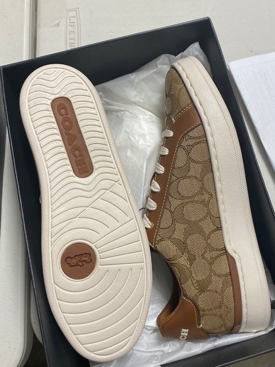 COACH レディーススニーカー箱付き Disney X Coach Women's Low Top Sneaker Mickey Mouse CN431 8B women