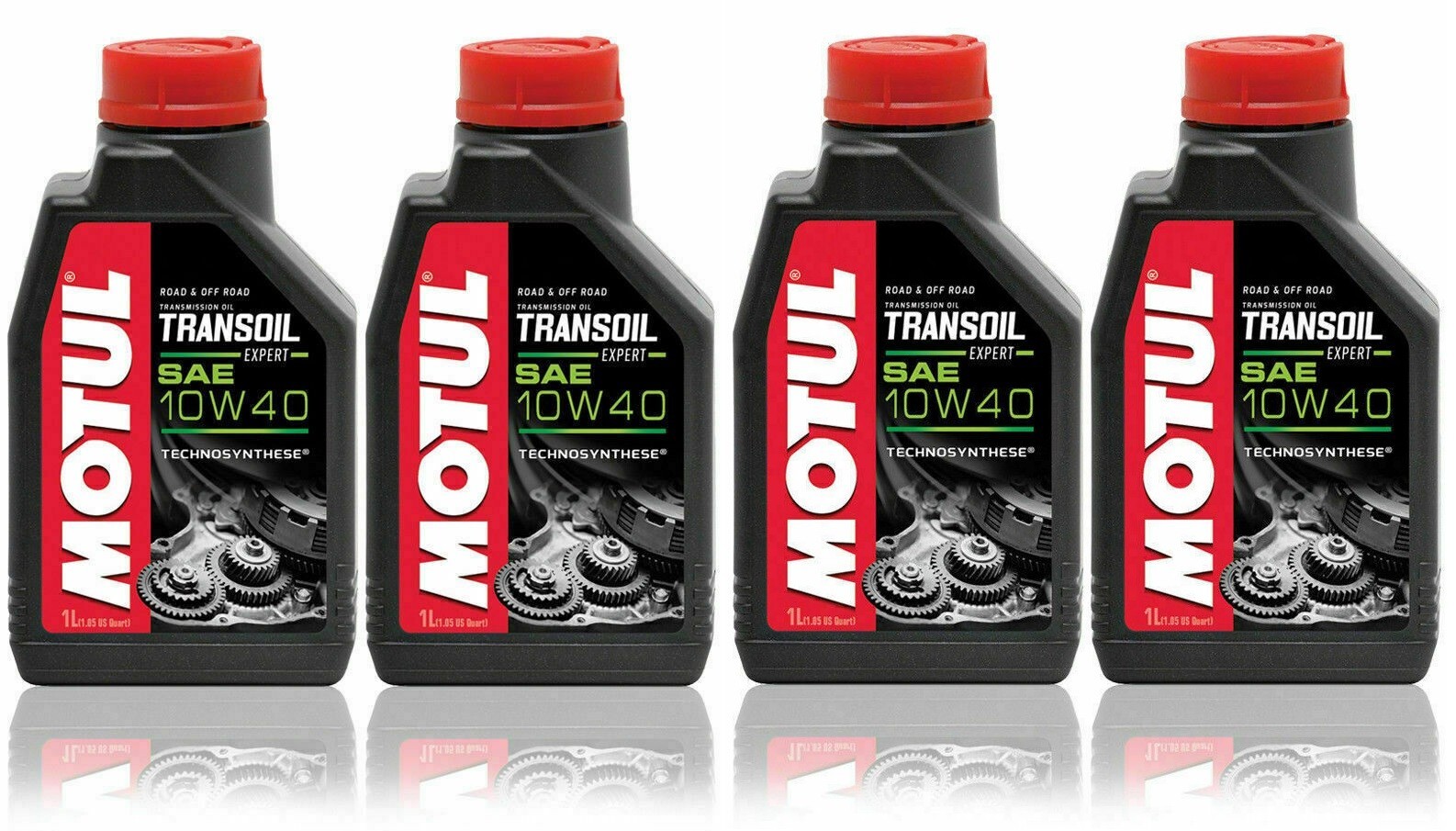 MOTUL TRANSOIL EXPERT 10W40 Technosynthese Wet Clutch GEAR BOX Oil 1 Liter x 4
