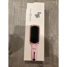 L'ange Le Vite Ceramic Straightening Brush Blush Hair Styling Tool