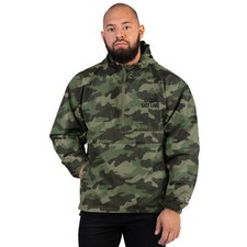 Great Salt Lake Jacket, Utah, Slc, Embroidered, Hood, Half Zip, Unisex, Packable