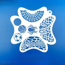 Children Face Painting Stencil Reusable Quality Hollow Out Face Printing Stencil