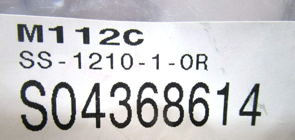 SWAGELOK SS-1210-1-OR 3/4" MALE O-SEAL CONNECTOR 316 SS FREE SHIPPING - Image 3 of 4
