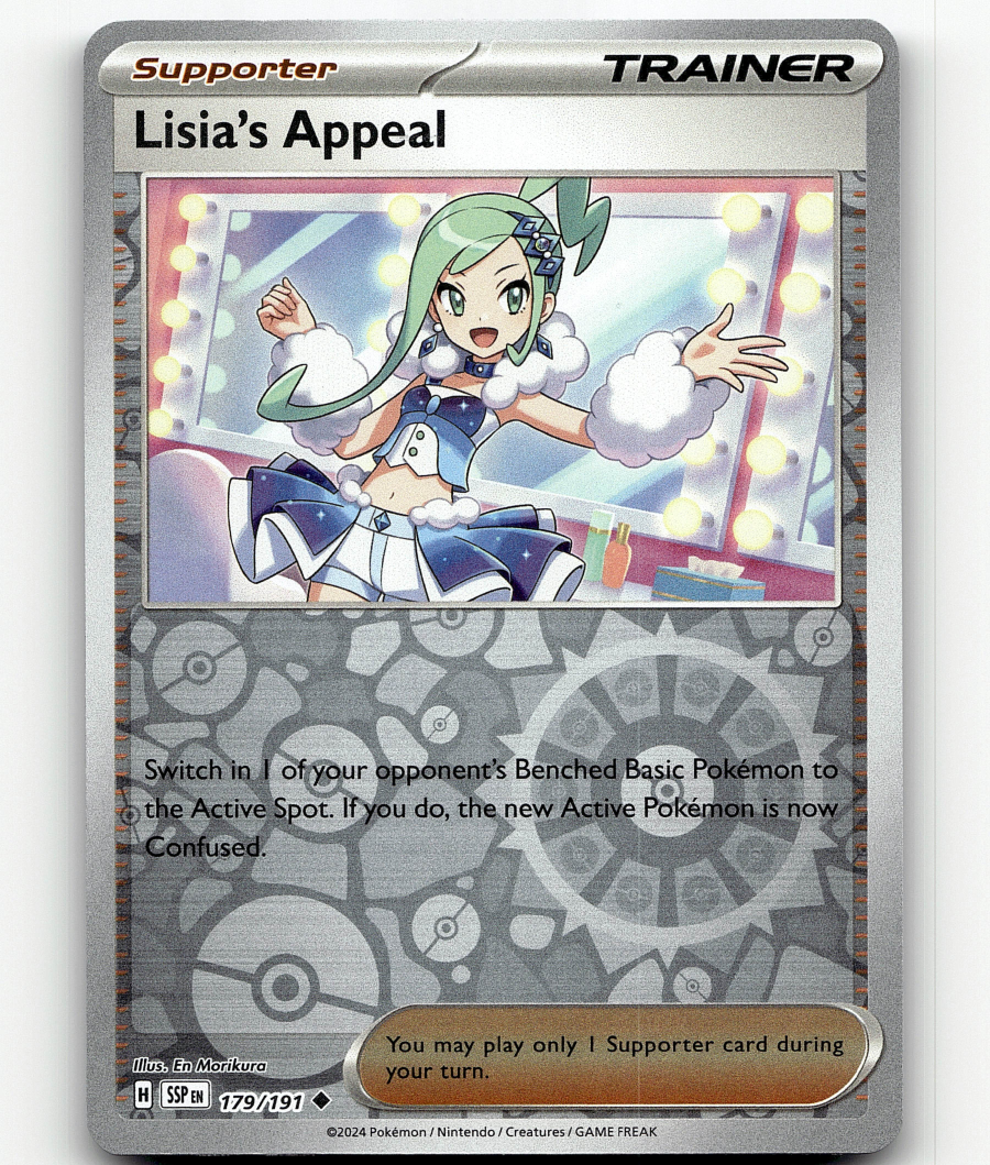 ポケモンカード Lisia ホロカード　英語版 Reverse Holo - Lisia's Appeal Pokemon • Uncommon • 179/191 Surging
