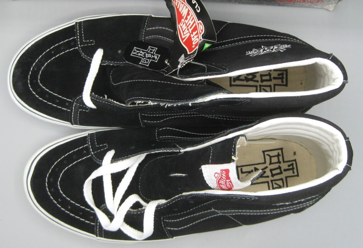 Vans 2001 Dogtown & Z Boys Sk8-Hi Black High Top Shoes 11.5 NOS