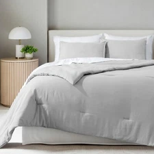Bare Home Down Alternative Comforter Set Track Stitch