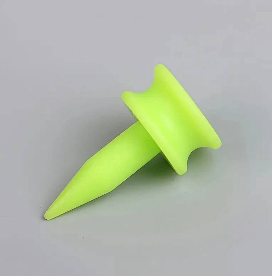 Kunststoff Tees - 10 Stk. - 21mm - grün - Plastik Tees - Golf