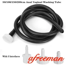 Shower System Vaginal Anal Cleaner Tube Silicone Colon Douche Nozzle