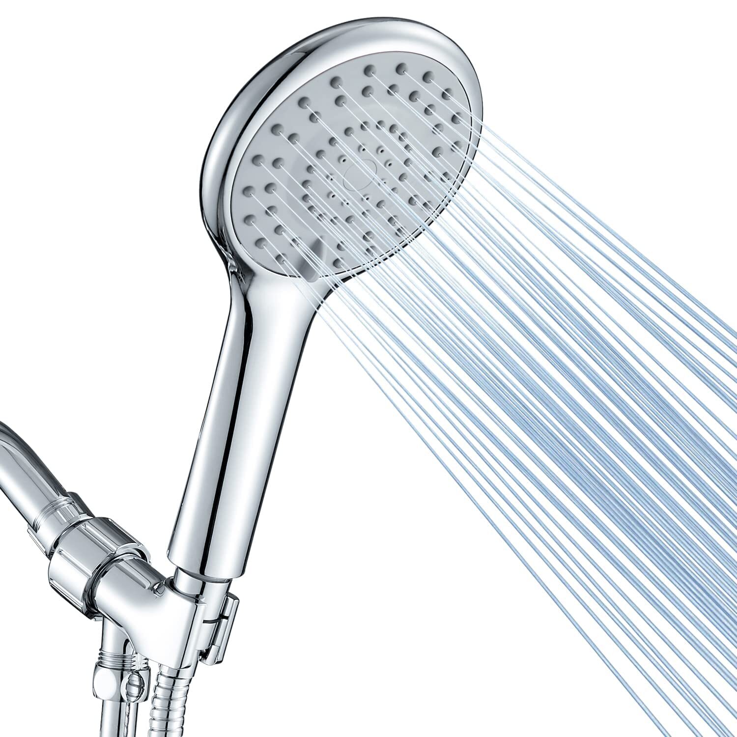 Shower Heads with Handheld Spray 5-Mode Hand Held Shower Head with Long Hose ...