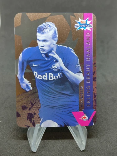 2019 Topps Crystal Complete Set: Messi, Ronaldo, Mbappe, Haaland Rookie Card RC