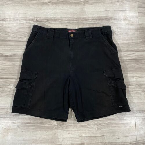 Tru Spec Shorts Mens 38 Black Cargo Pocket Tactical Utility Cotton Workwear