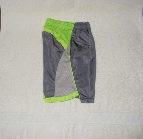 Champion Gray/Lime Green 2 Pocket Shorts - Size 6-7 - Picture 2 of 3
