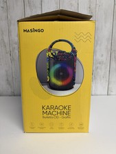 Masingo Burletta C10 Karaoke Machine Grafitti Color Pattern NEW OPEN BOX TESTED