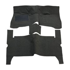Buick Super Carpet Kit 1950-1953 Front And Rear 4dr Sedan Black Charcoal Red