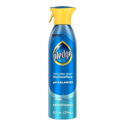 Pledge pH-Balanced Multisurface Spray, 9.7 Ounce (Pack of 1), Rainshower