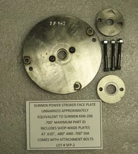 SUNNEN FACE PLATE FOR POWER STROKING UNITS - EQUIVALENT TO KKN-206- LOT # SFP-2