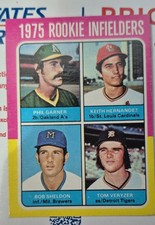 1975 Topps - 1975 Rookie Infielders Keith Hernandez, Phil Garner, Tom Veryzer...
